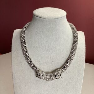 Vintage Ciner Panther/Jaguar Choker Necklace